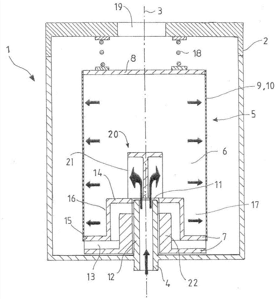 container for hydraulic circuit