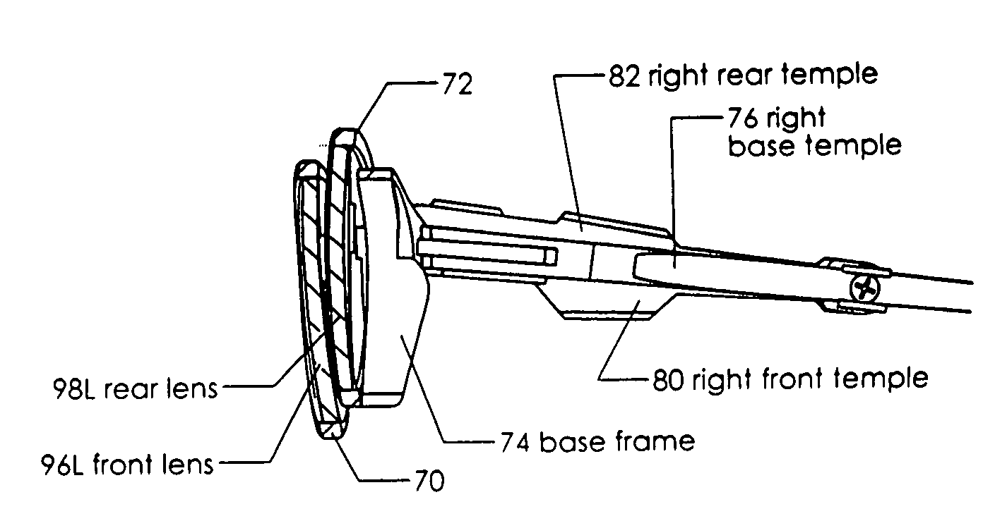 Low inventory method of making eyeglasses