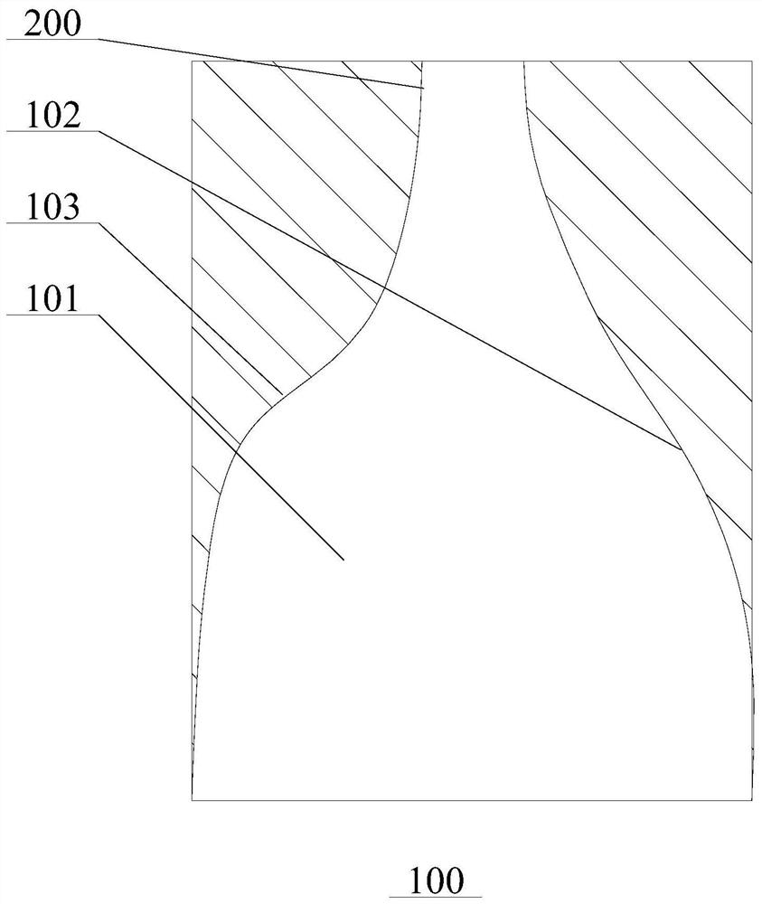 Streamline self-bending extrusion die and design method thereof