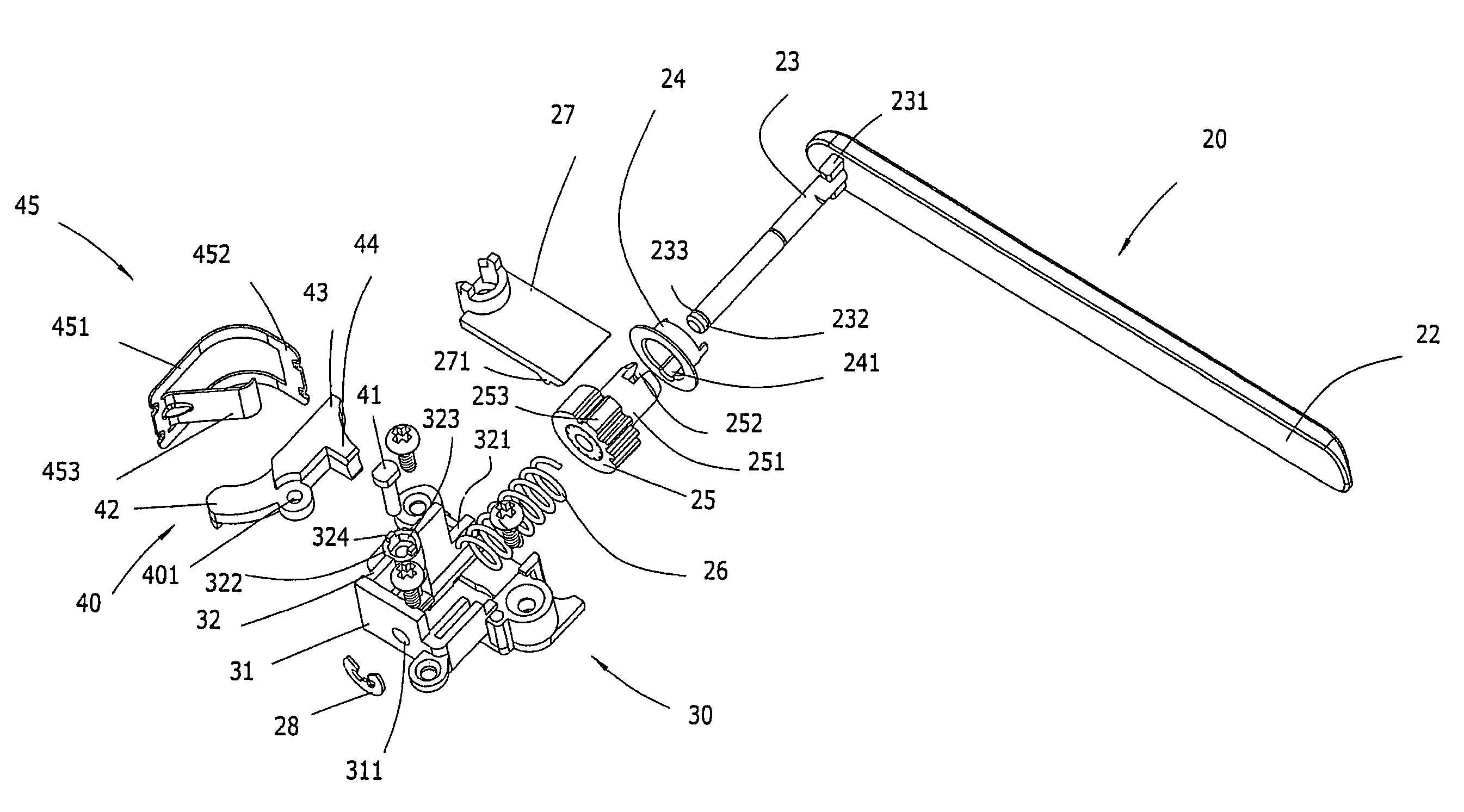 Foot stand assembly with multi-viewing angles