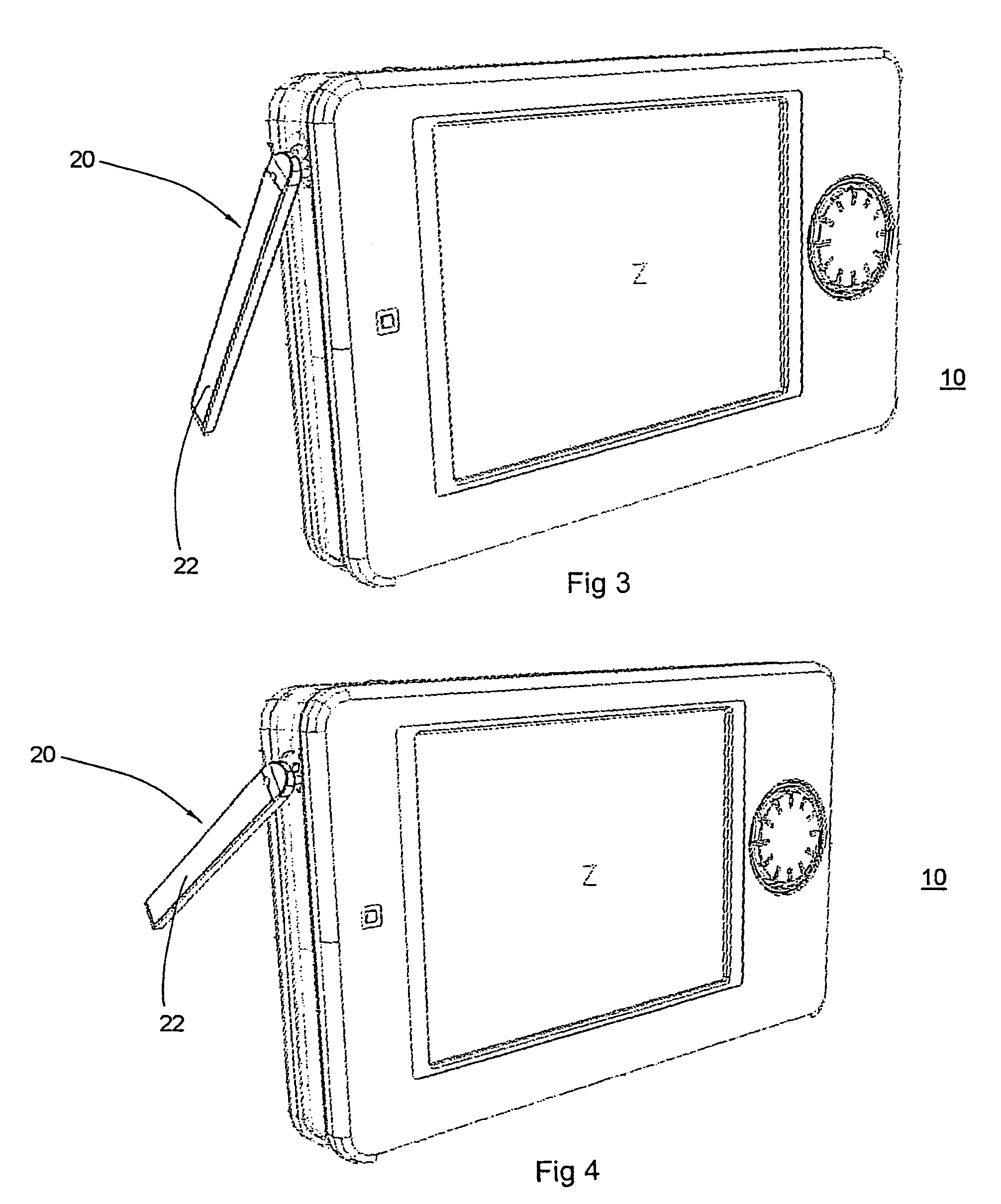 Foot stand assembly with multi-viewing angles