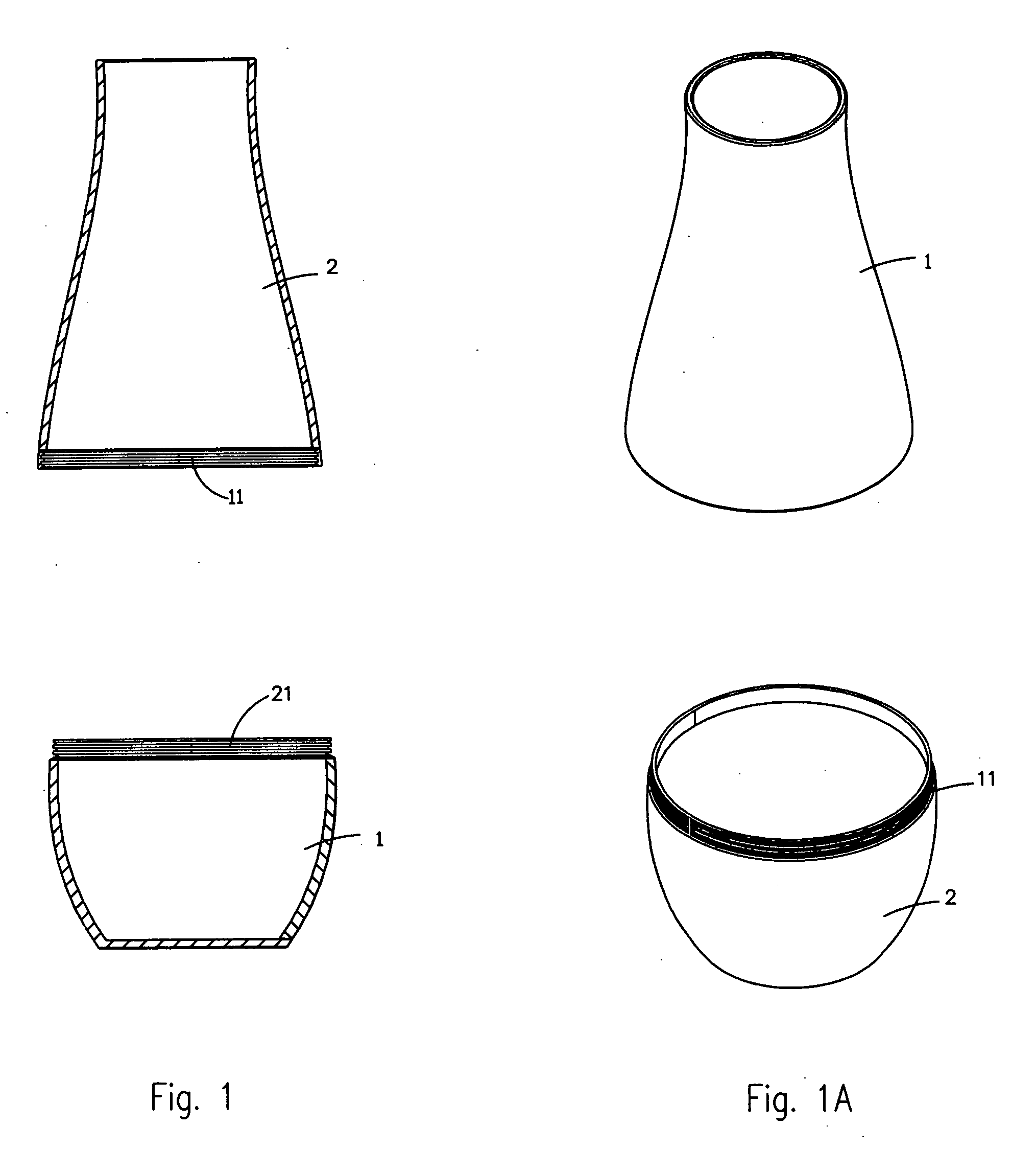 Datachable vase for separately filling water and retaining plants