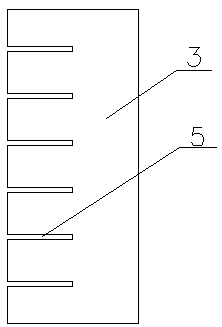 Separation structure between voltage regulation tapping leads of transformer