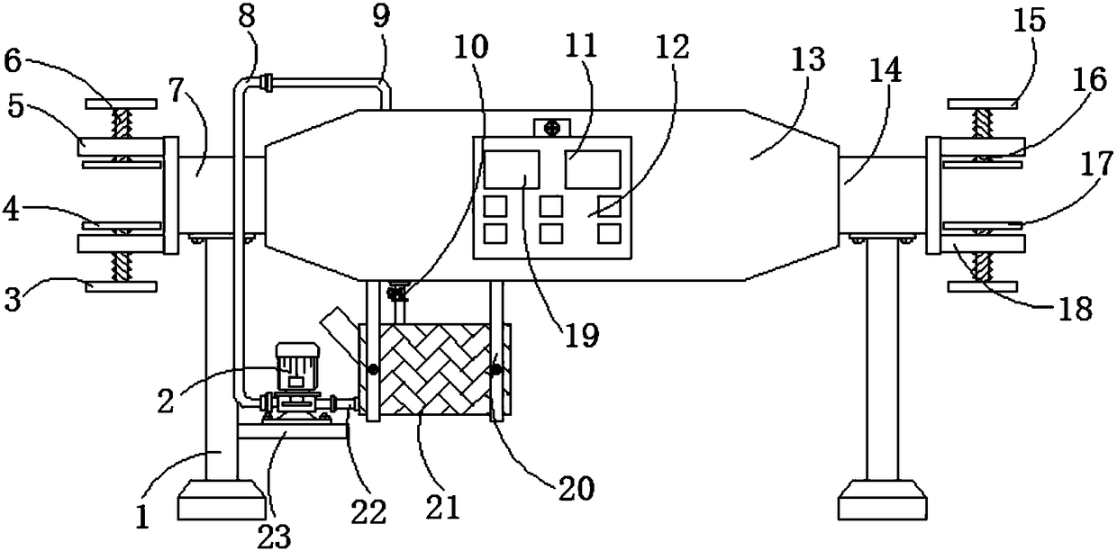 Industrial energy-saving and emission-reducing type flue gas purification device