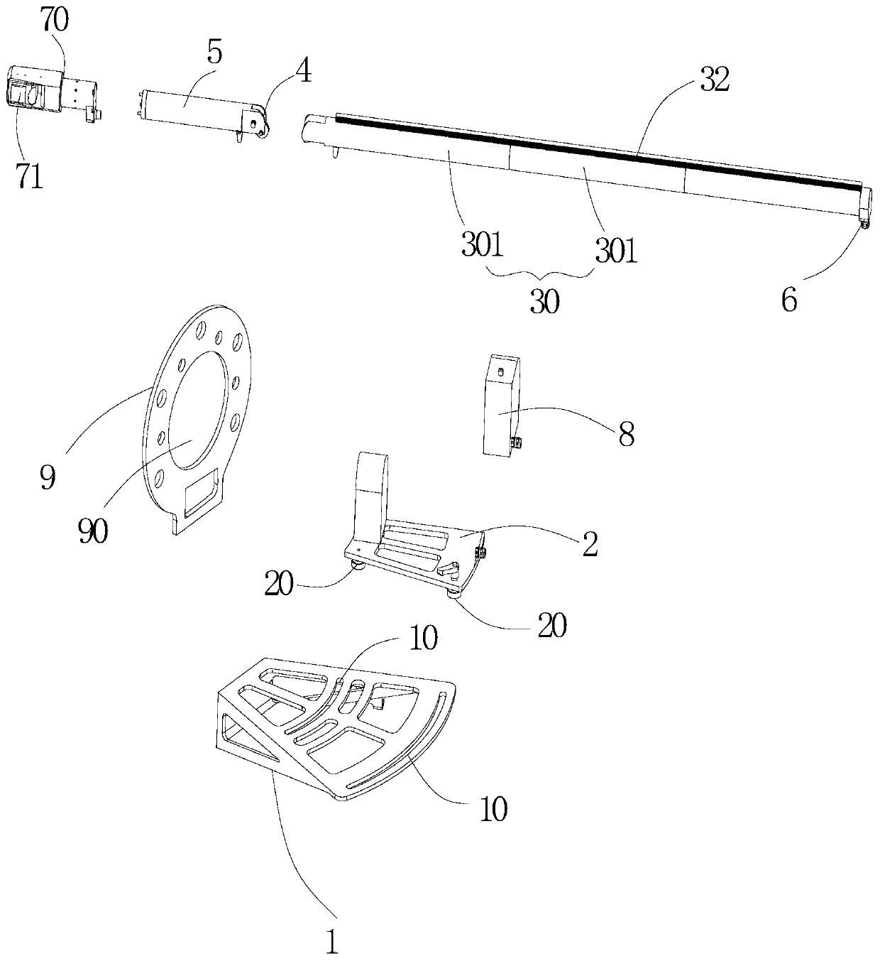 Nuclear power plant video inspection and deformation measuring device