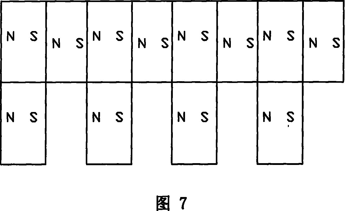 Method for controlling permanent magnet exterior magnetic field intensity using low energy consumption