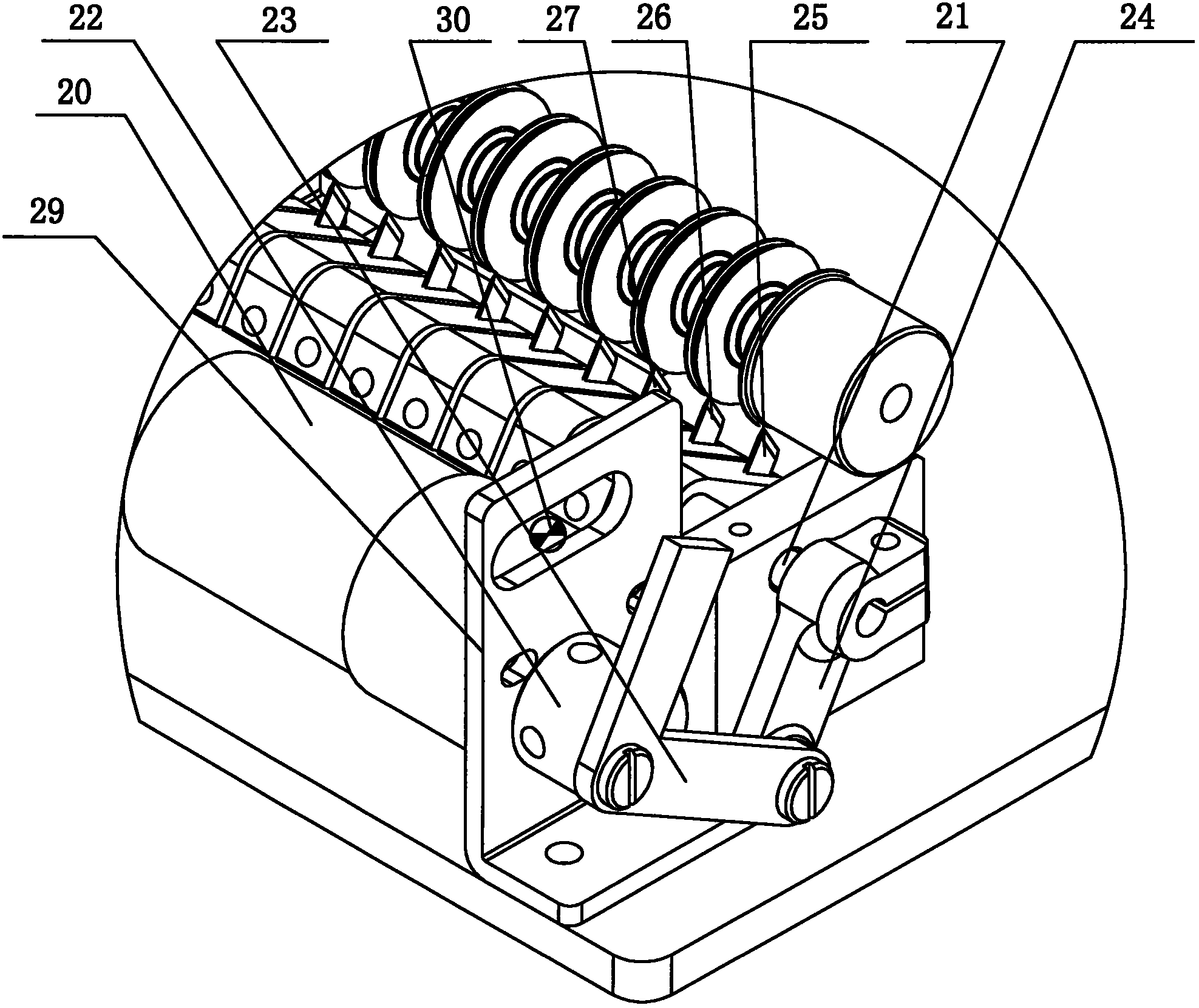 Full-automatic efficient computer winding machine