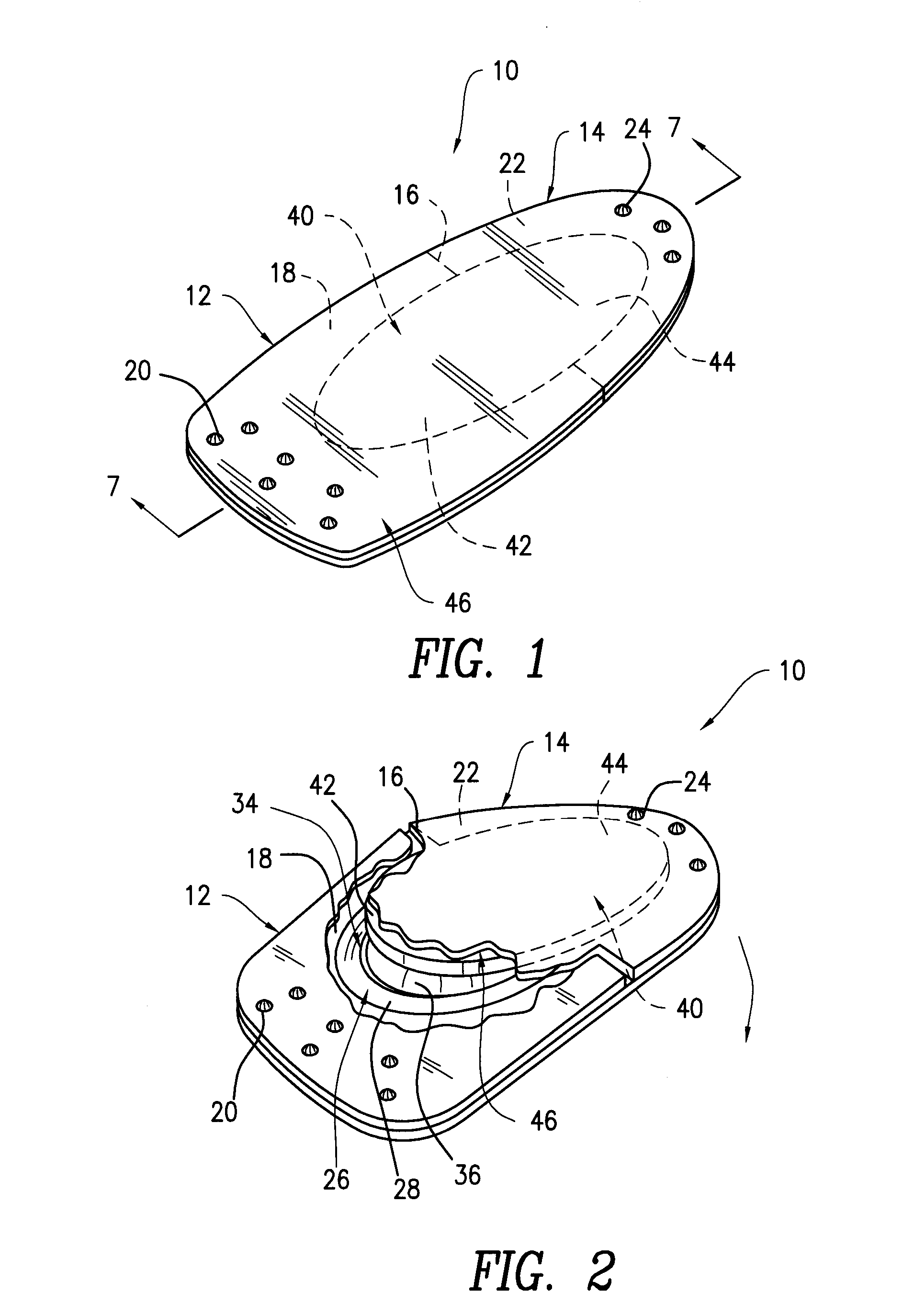 Snap and lift package for contact lens