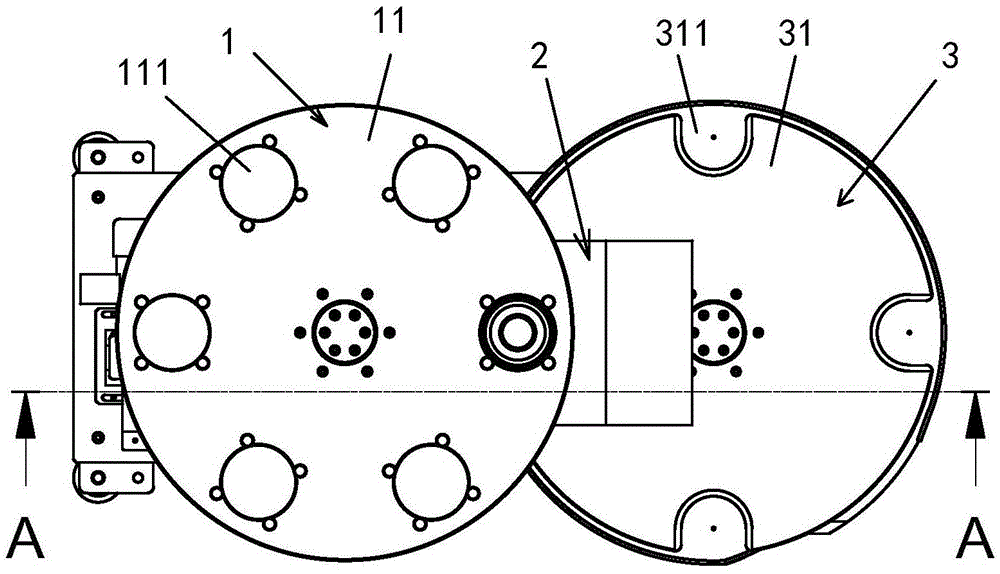 Packaging barrel supply mechanism of automatic punching packaging production line