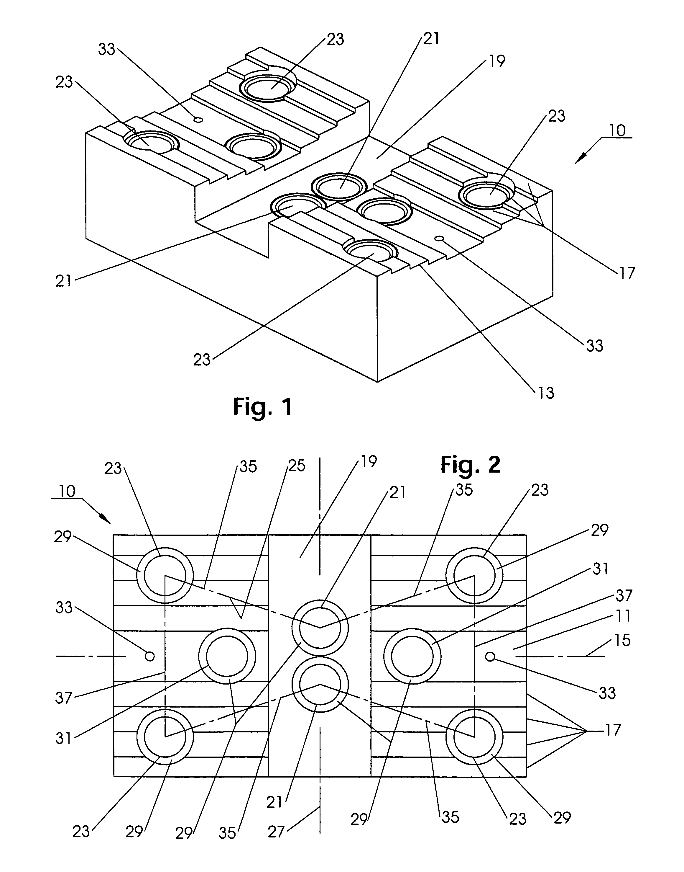 Method and template for producing a tensile test coupon