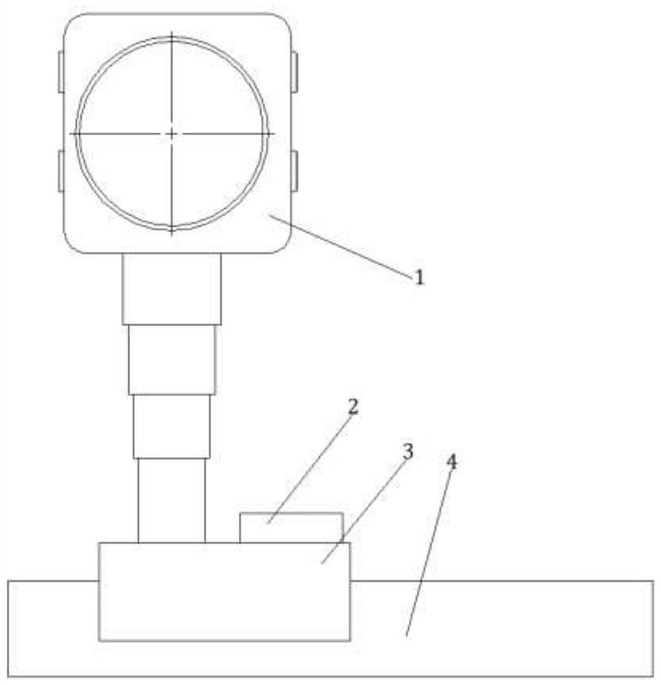 Device and method for measuring vehicle axle distance based on laser radar