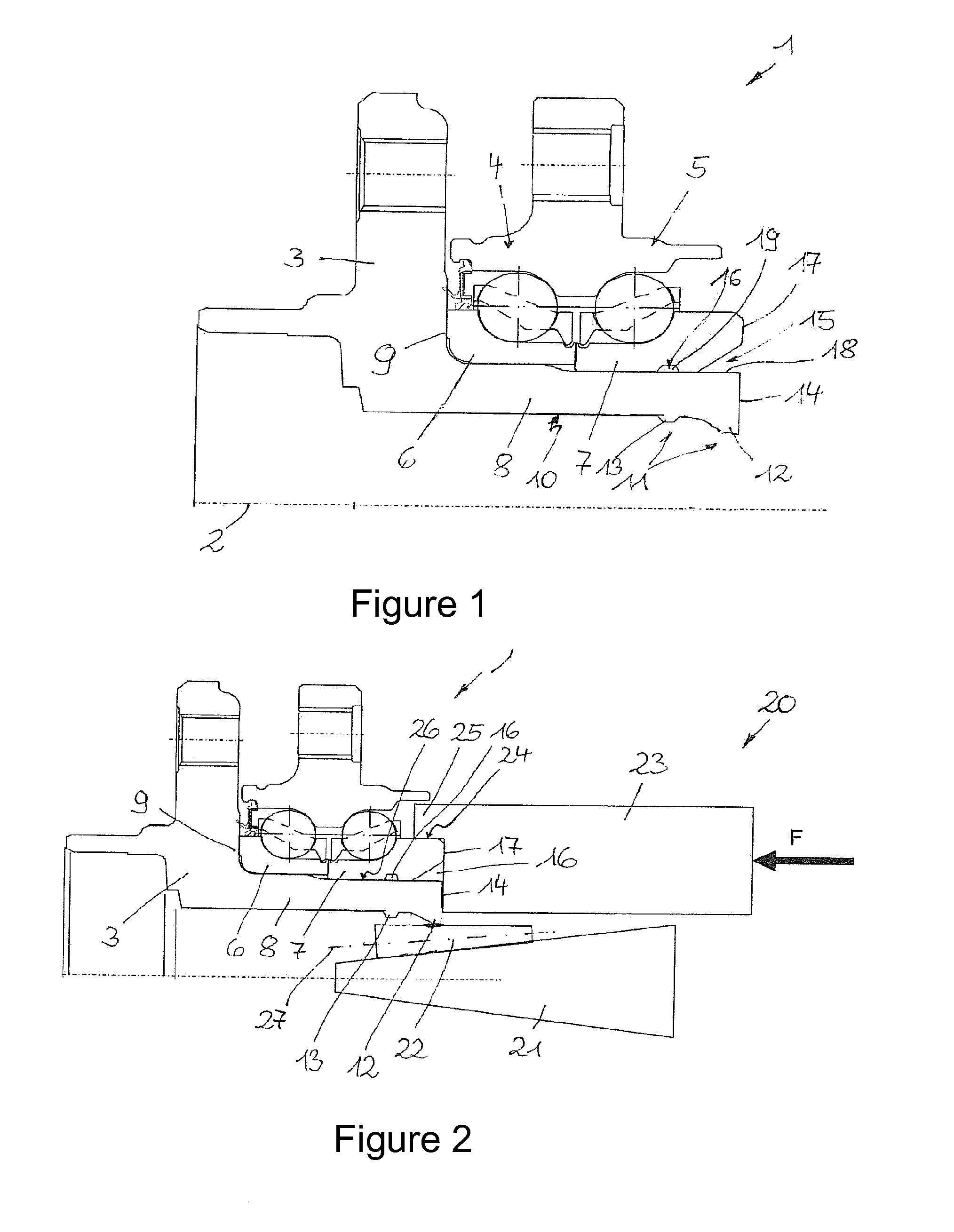 Method for producing a composite rolling bearing