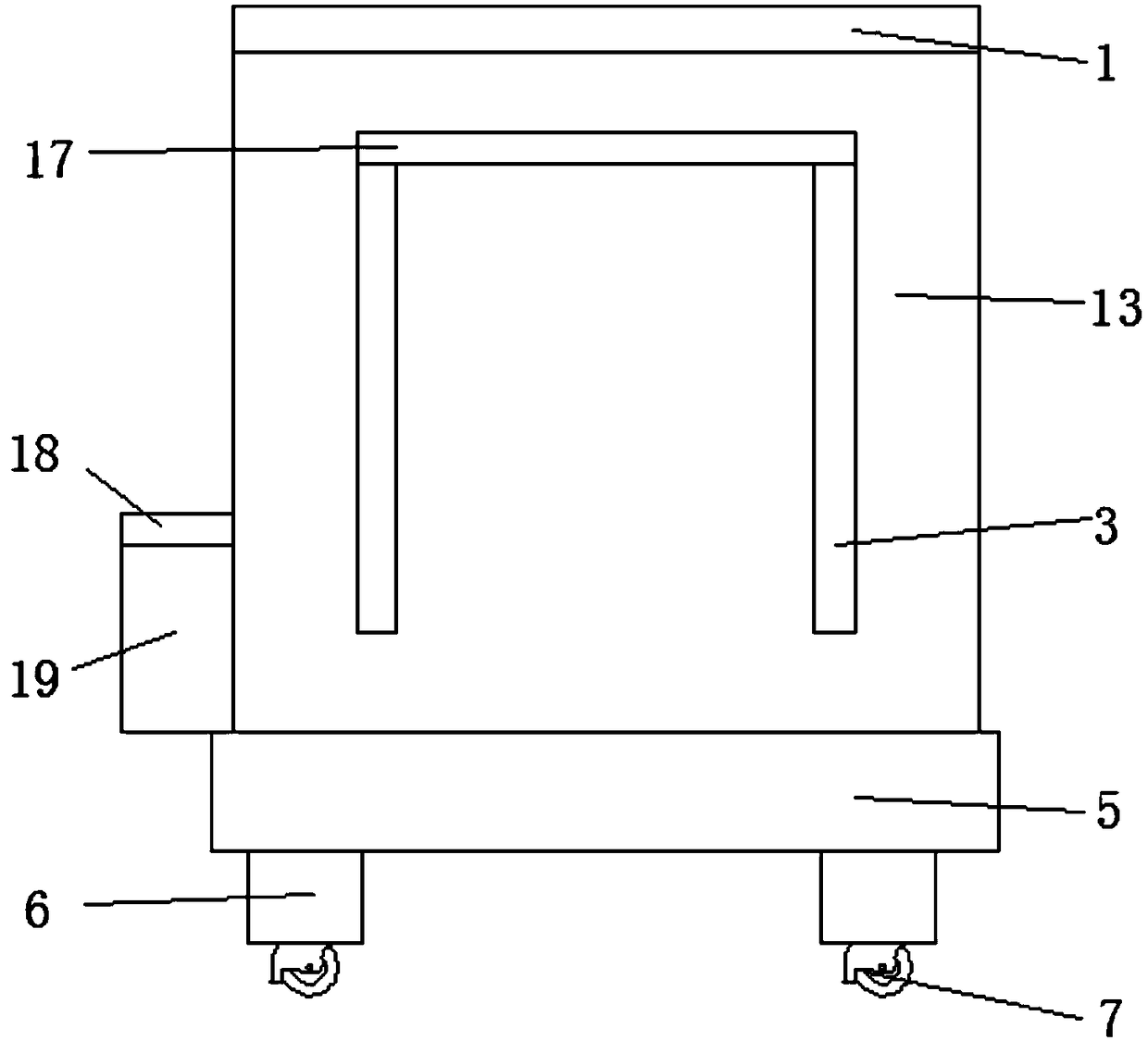 Transportation device for medical research and development equipment