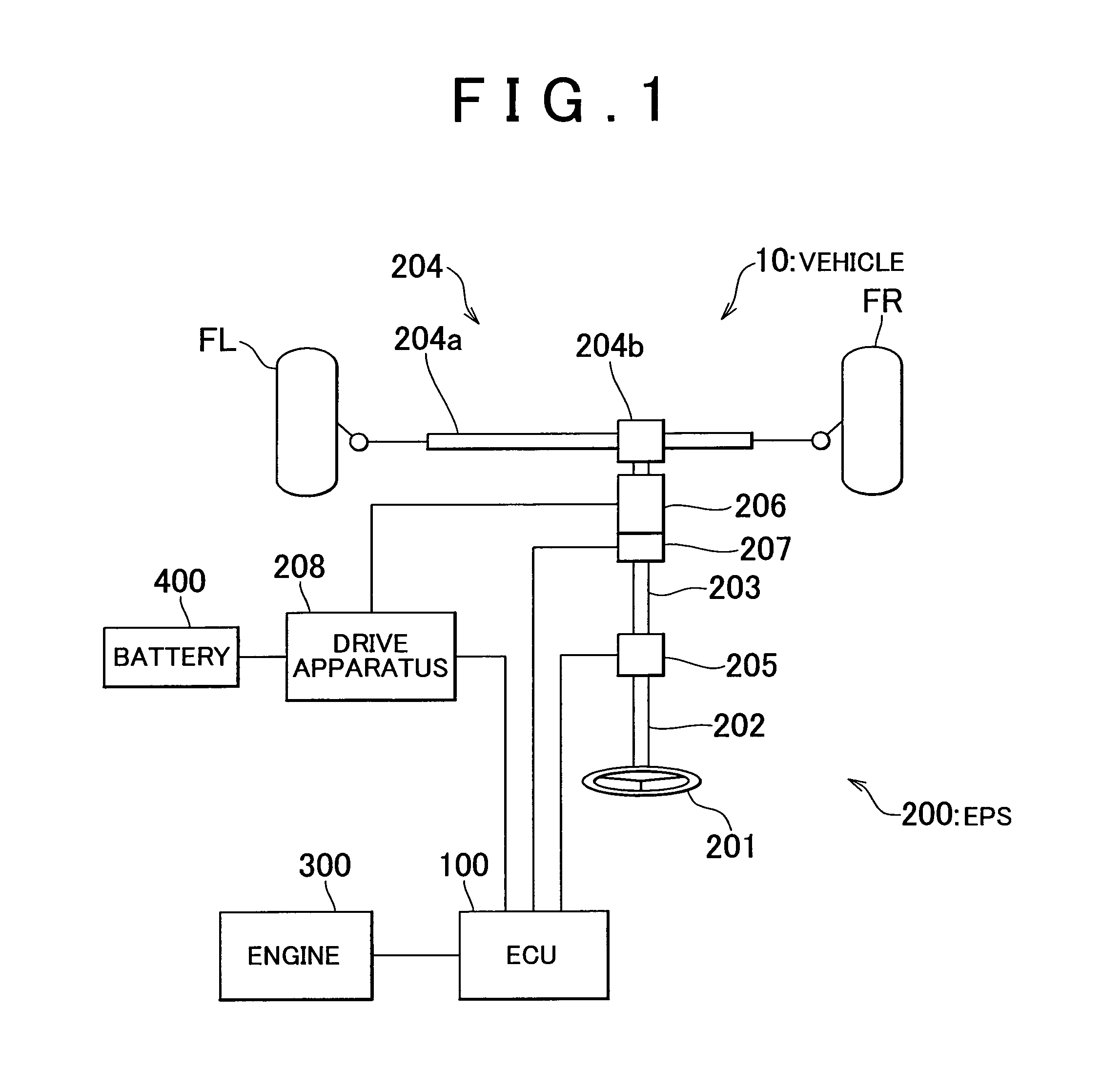 Vehicular steering control apparatus