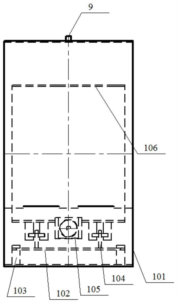 Inner sliding pipe support system and manufacturing method thereof