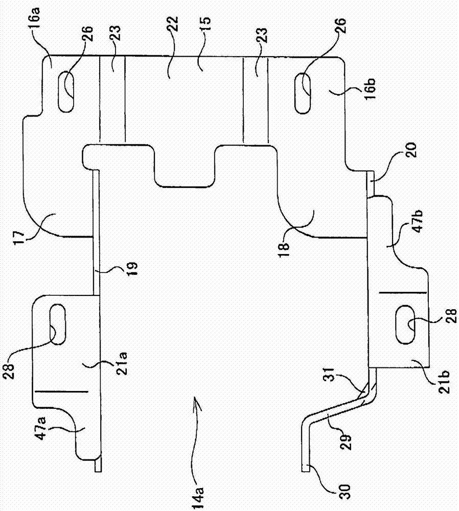 Support bracket, its manufacturing method, and electric power steering apparatus using the same