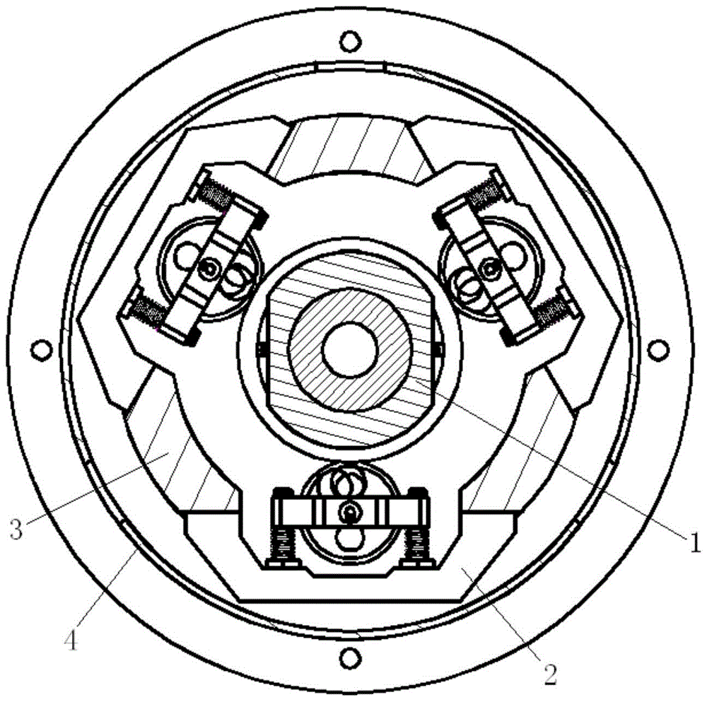 A high-power rolling slip ring device