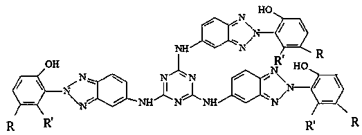 Benzotriazole compound ultraviolet absorber and its preparation method and application