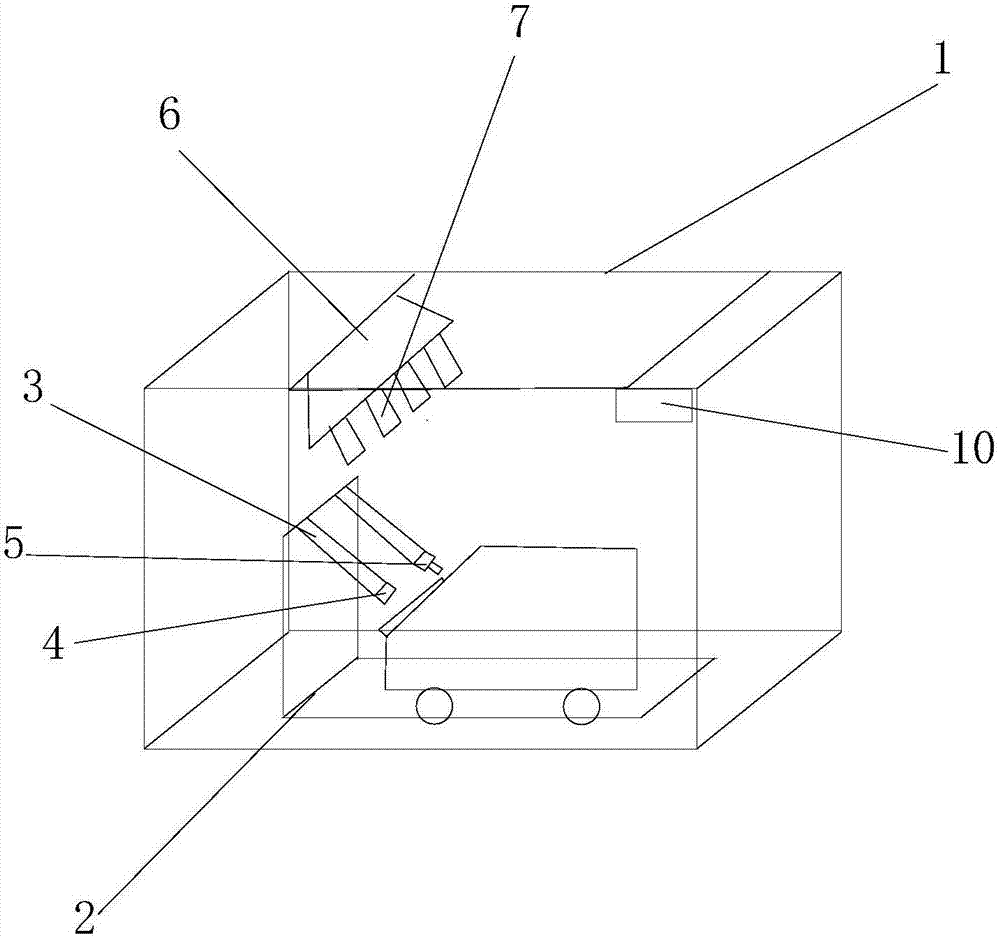 Motor vehicle real vehicle wiper test system and test method