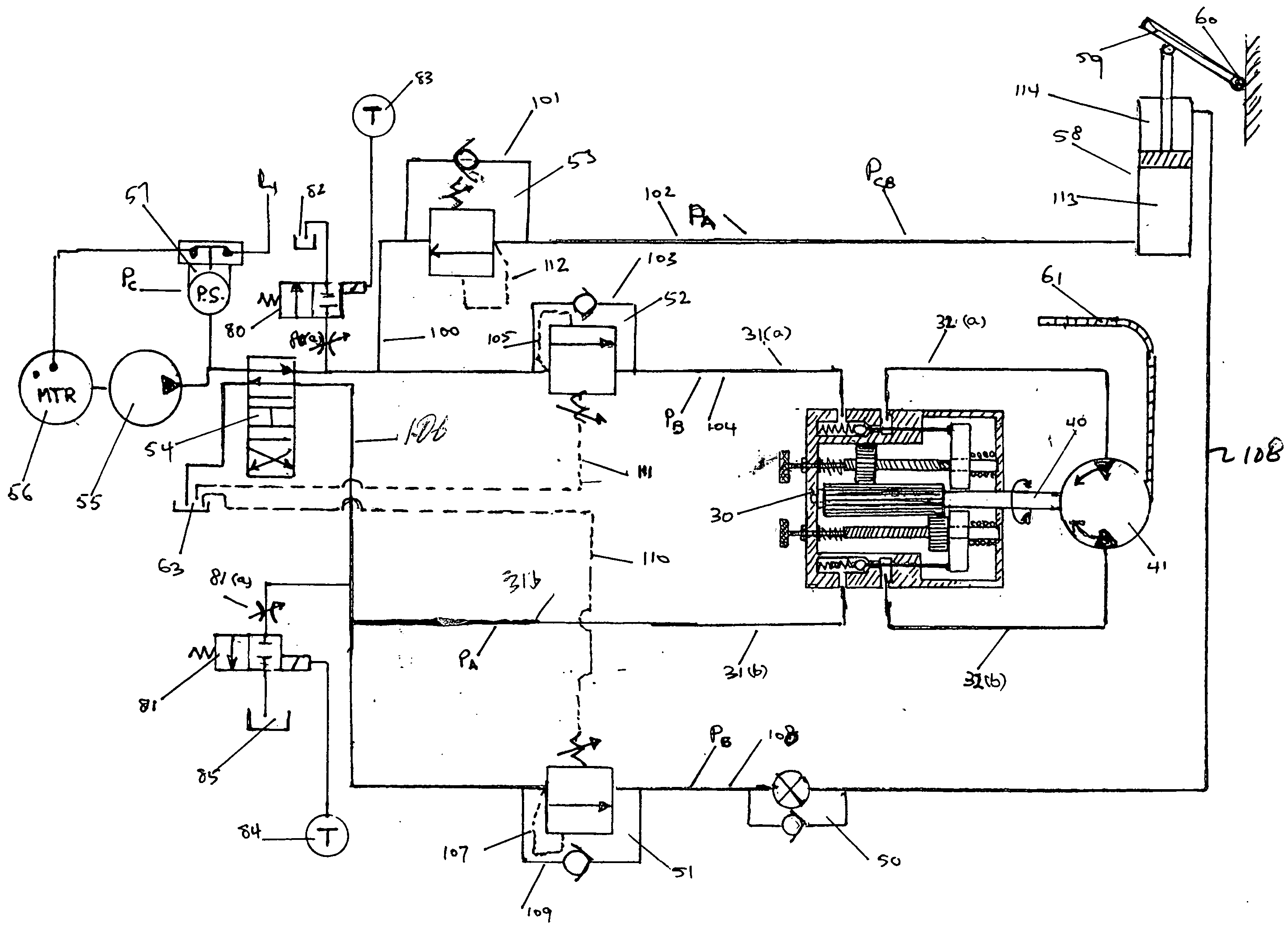 Hydraulic/pneumatic apparatus