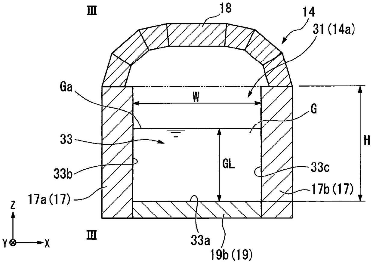 Clarification tank, glass article manufacturing device, and glass article manufacturing method