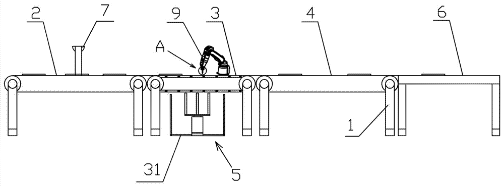 Overflowed sole glue automatically ultrasonic-cutting robot and application method thereof