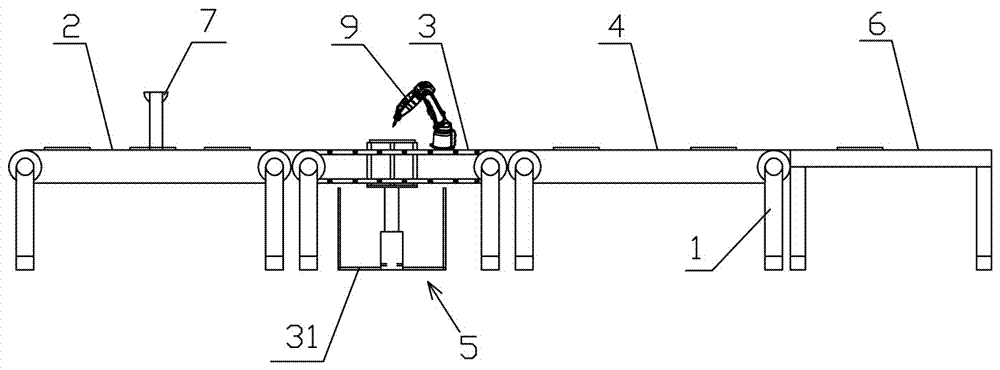 Overflowed sole glue automatically ultrasonic-cutting robot and application method thereof