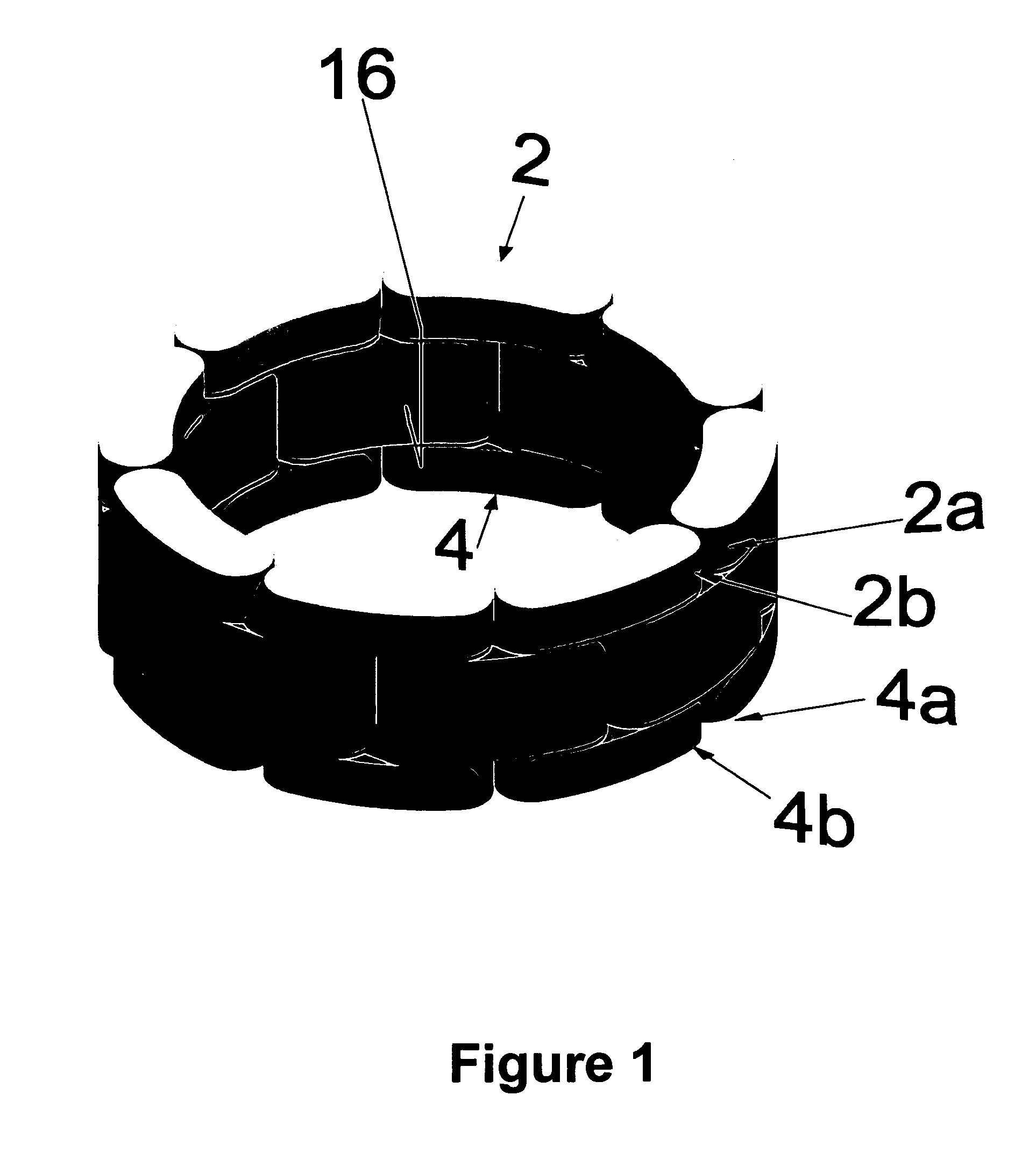 Linked ring structures