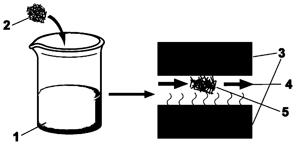 Carbon nanotube/titanium dioxide composite film and preparation method and application thereof