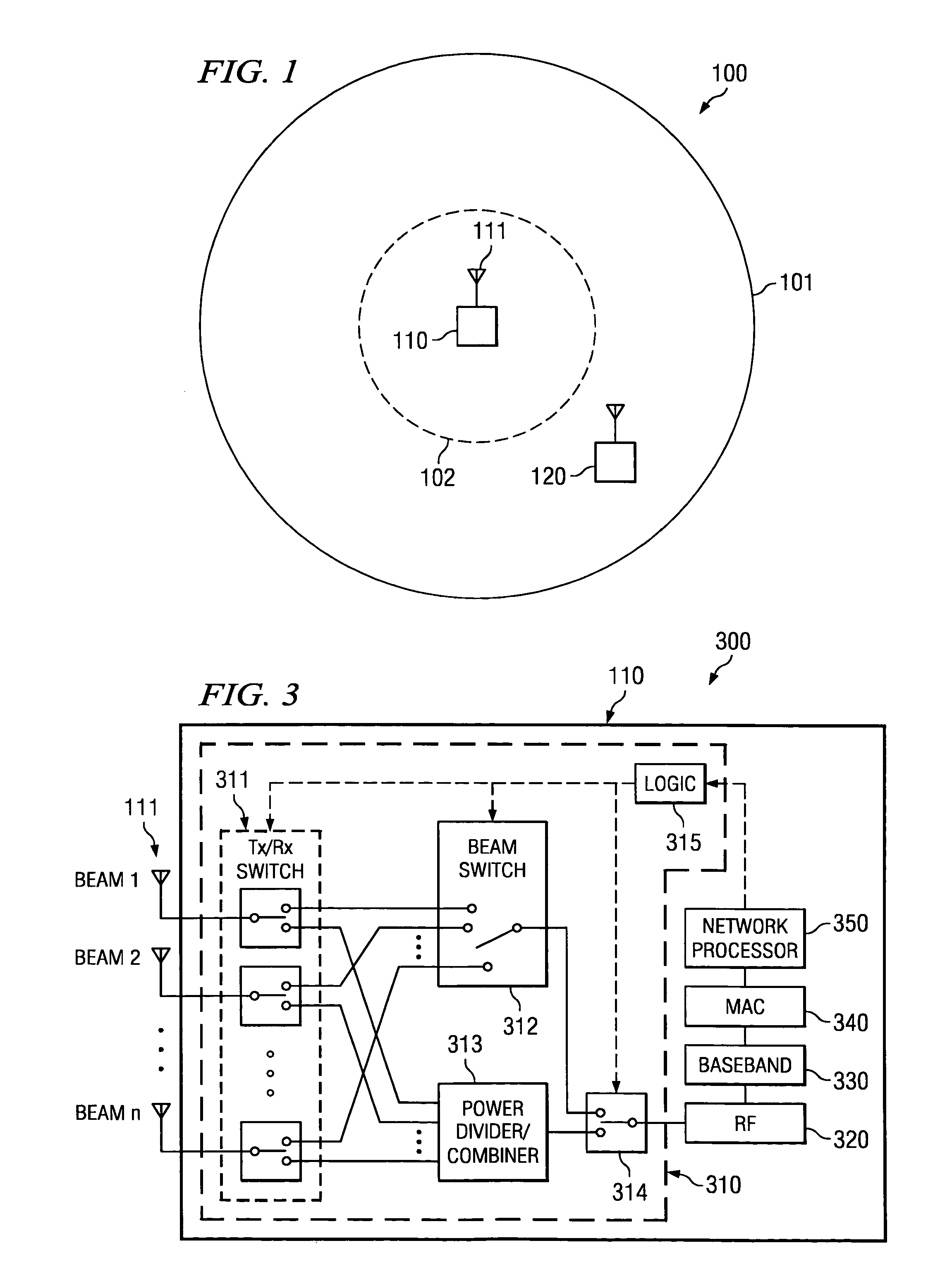 WLAN access point with extended coverage area