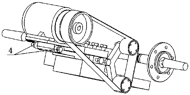 Sanding device for shaft neck of semi-shaft oil seal and sanding technology thereof