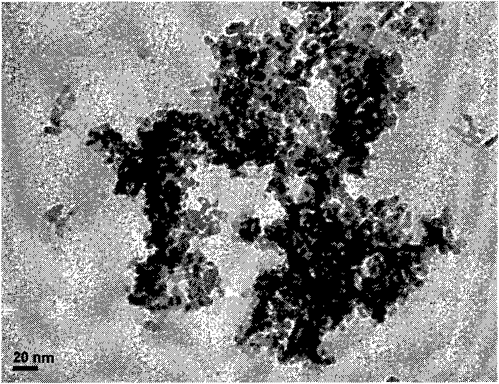 Method for preparing supported nanometer gold catalyst by laser deposition