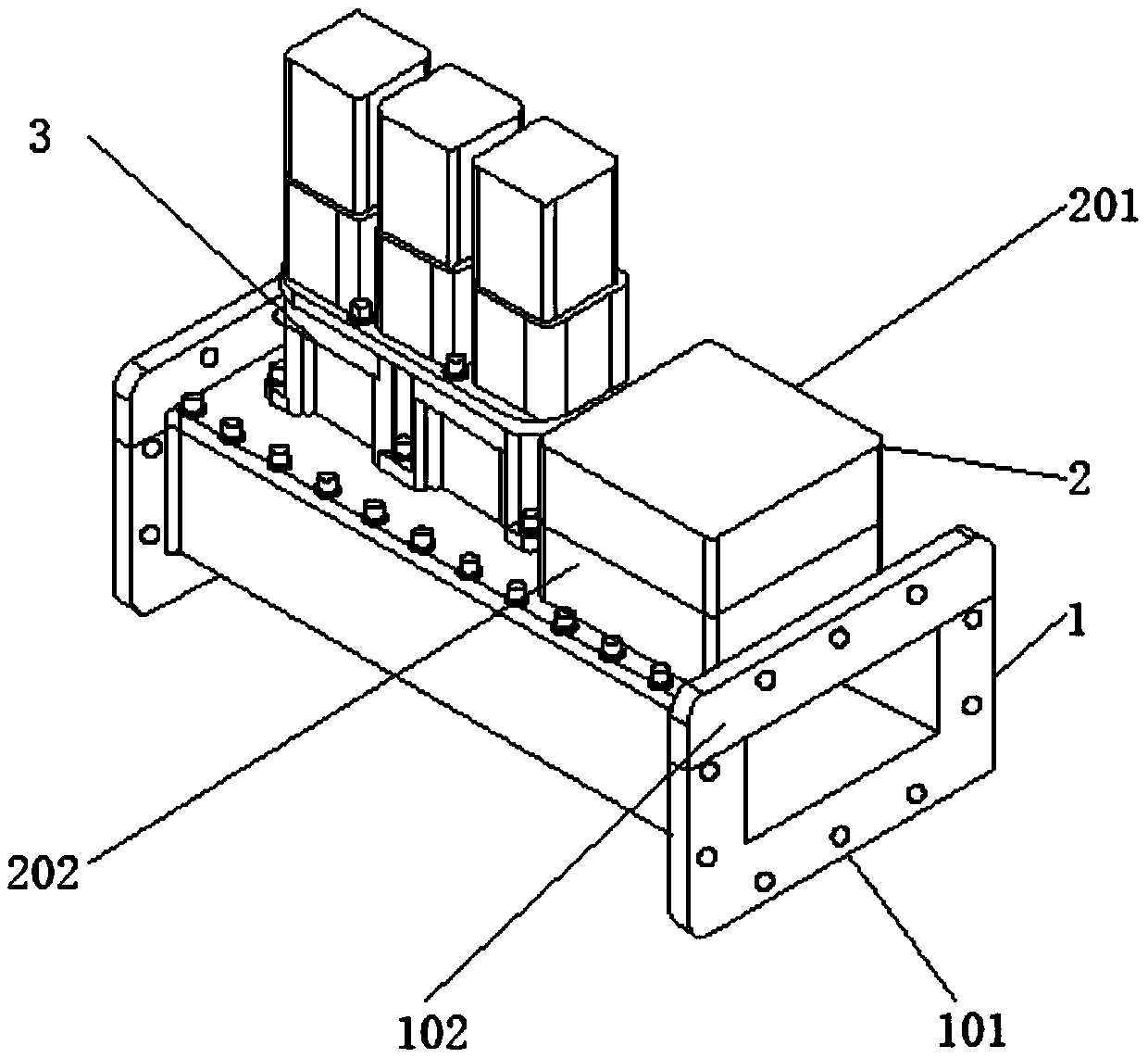 High-power microwave automatic matching junction