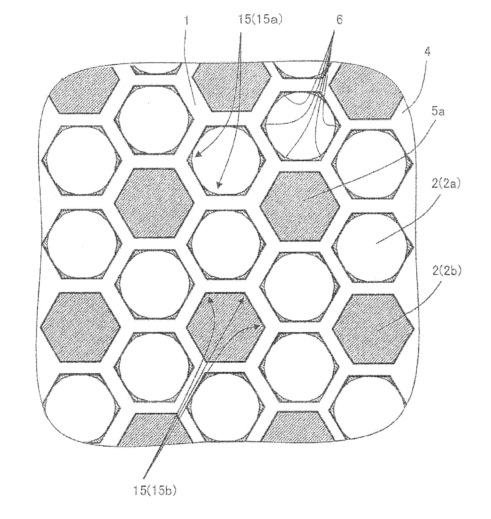 Plugged honeycomb structure