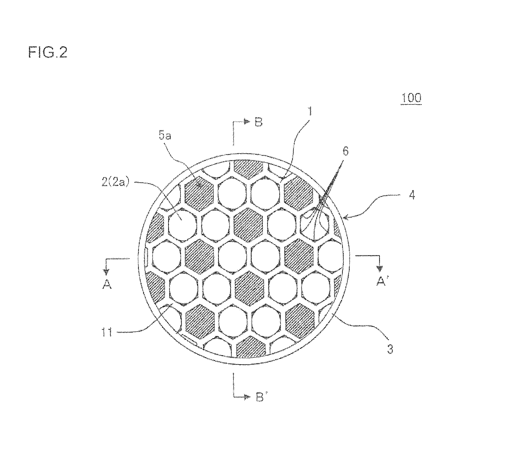 Plugged honeycomb structure