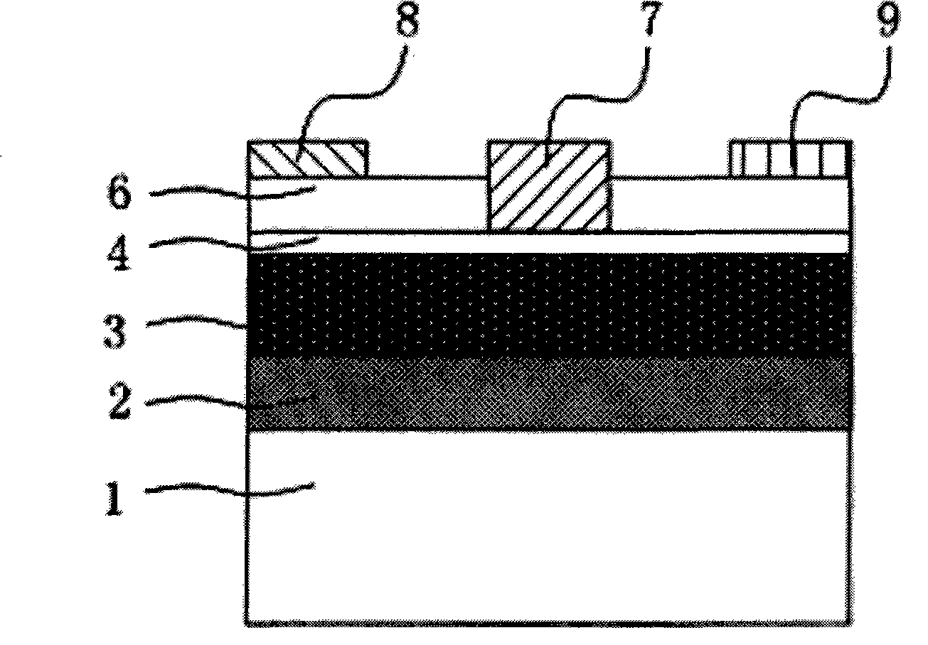 Enhanced AlGaN/GaN field effect tube and manufacturing method thereof