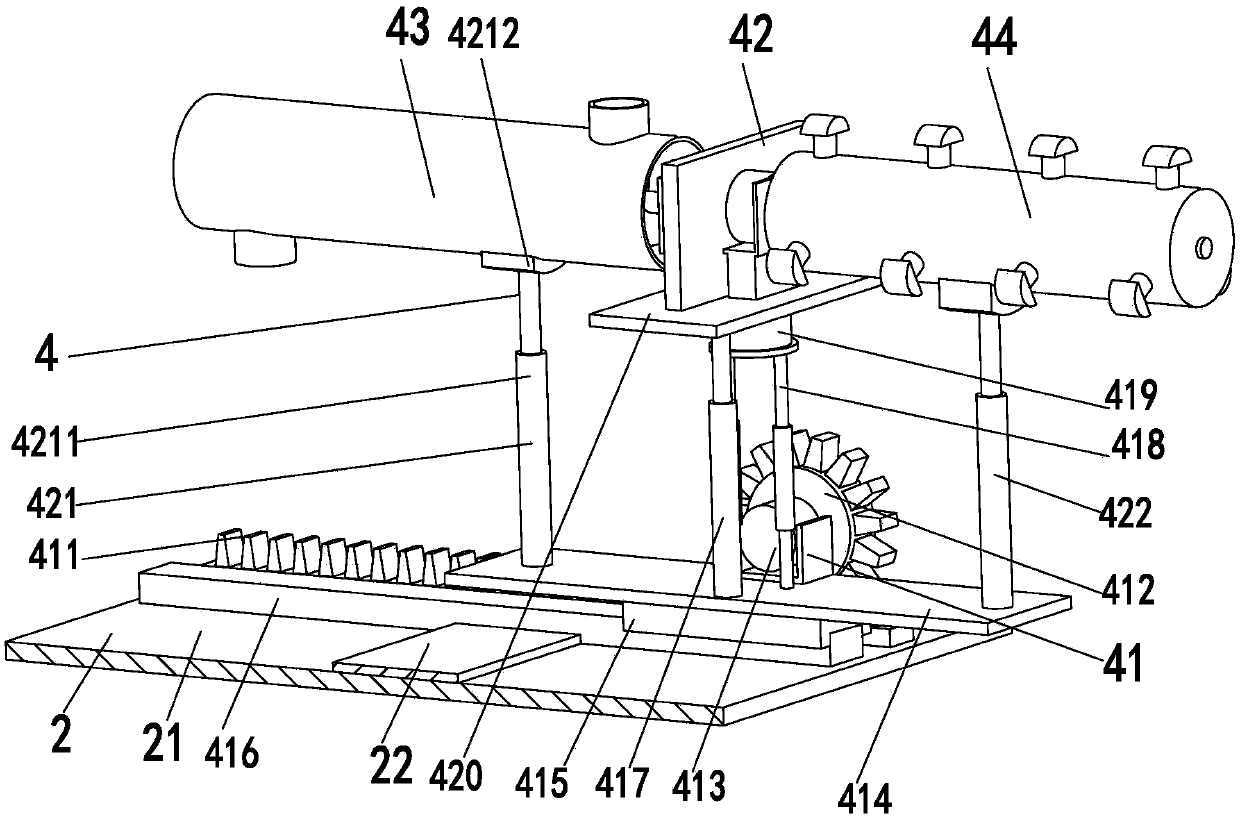 Building construction equipment capable of automatically constructing coping of masonry wall of floor house