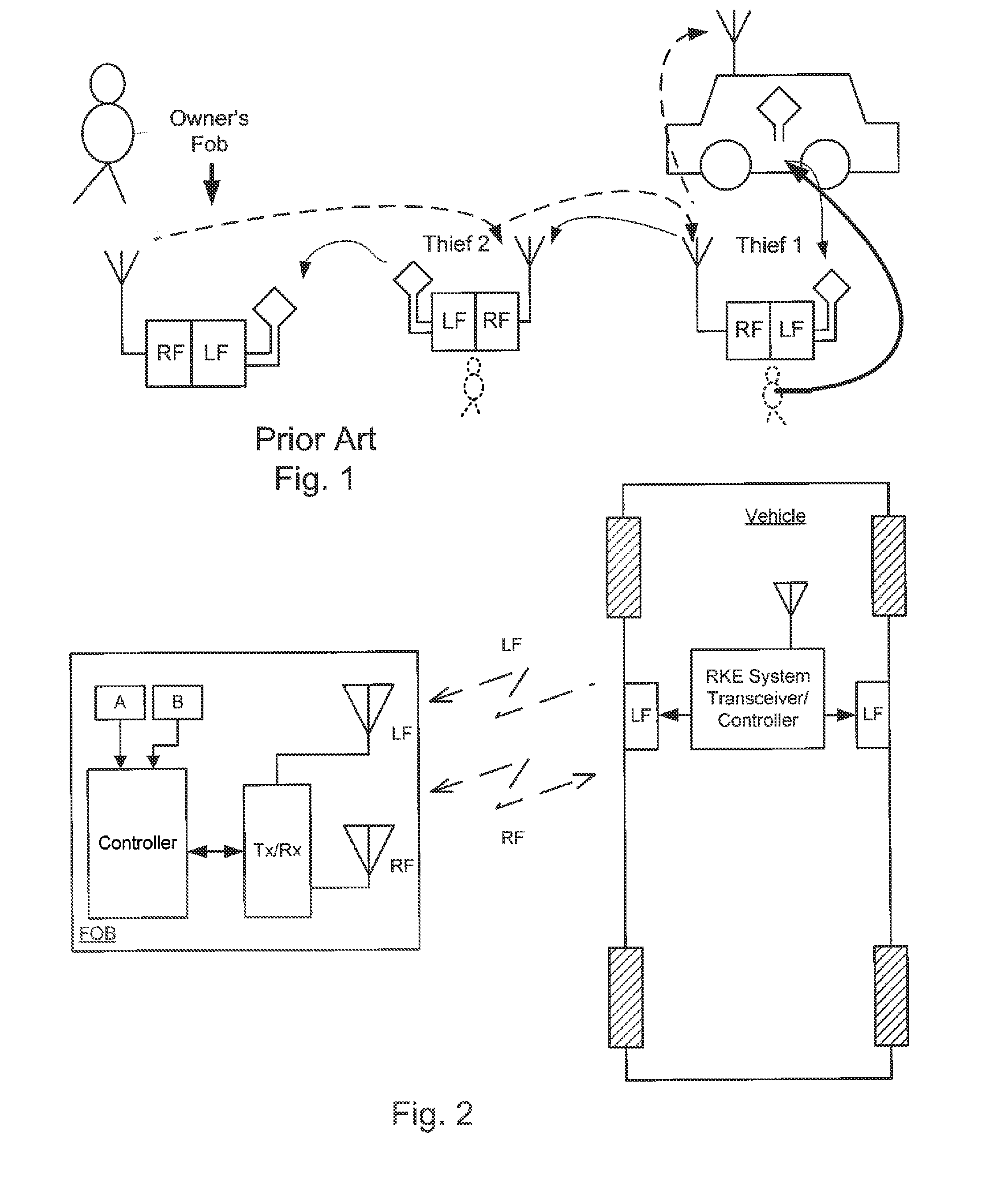 Passive remote keyless entry system with time-based Anti-theft feature