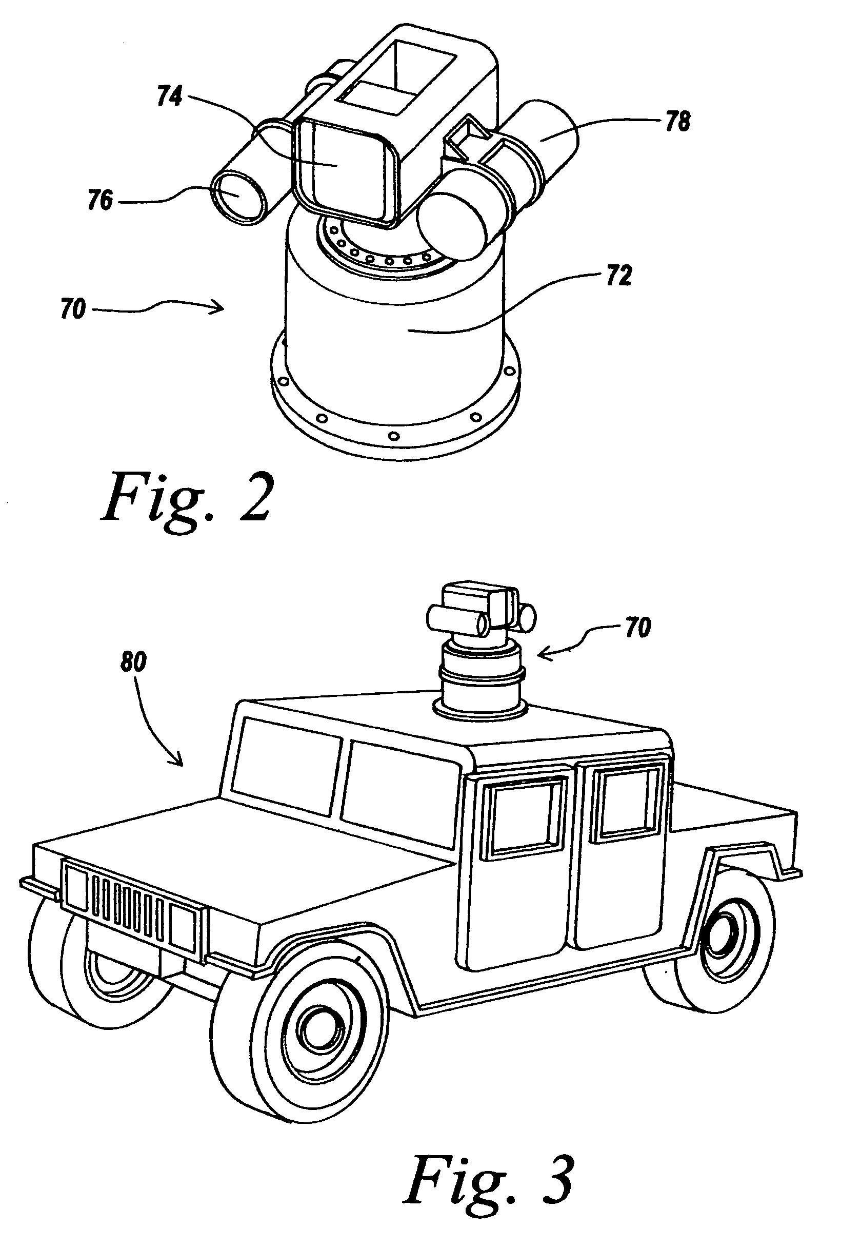 Method and apparatus for improved determination of range and angle of arrival utilizing a two tone CW radar