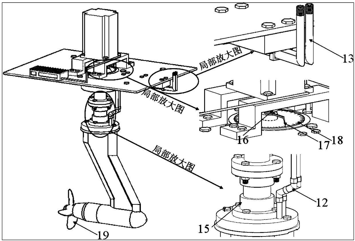 Hydraulicdrive type podded propulsor for testing