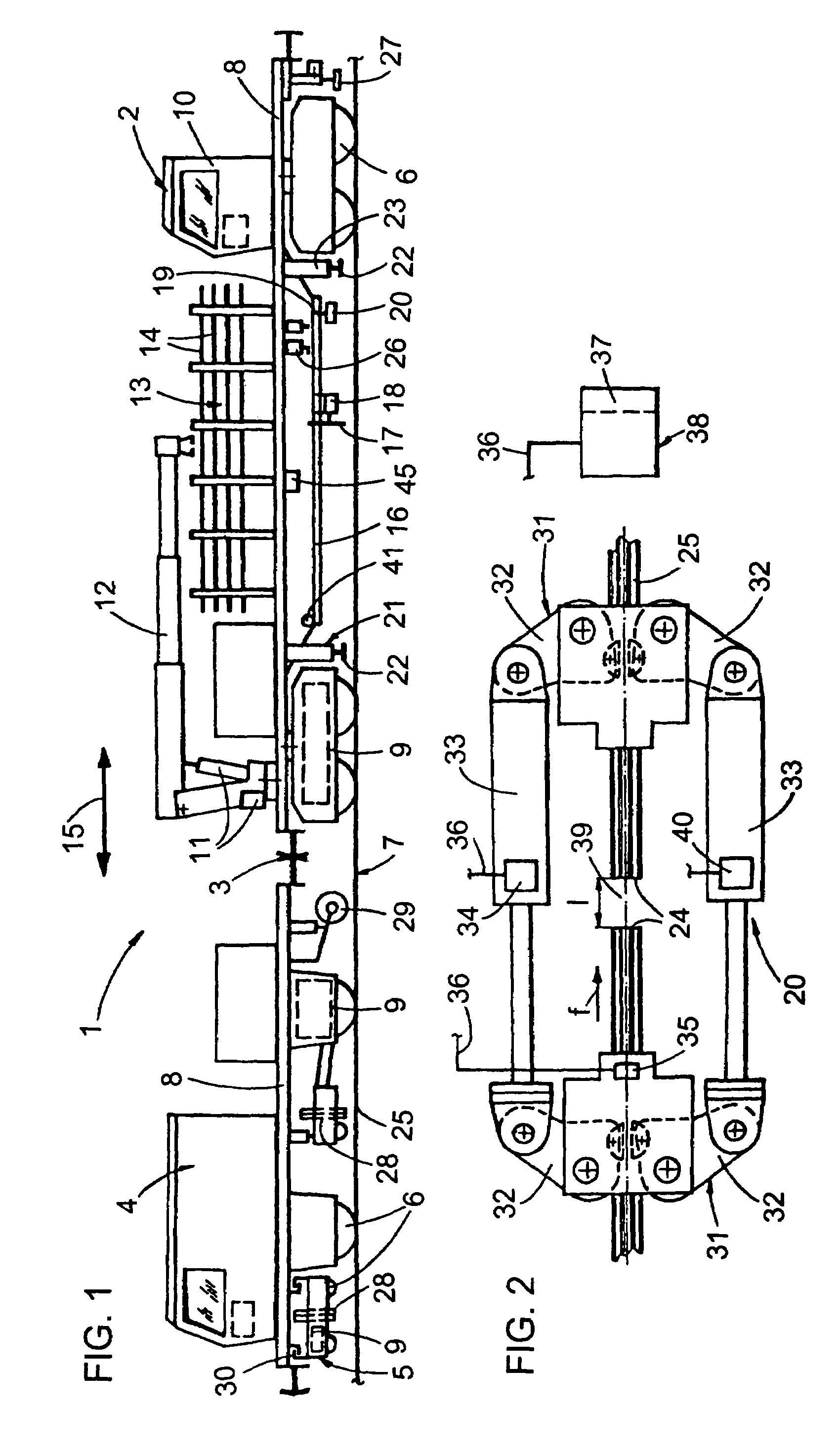 Method and machine for replacing damaged rail sections of a track