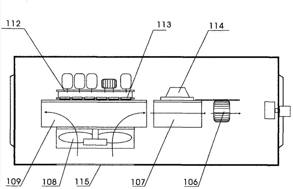 MOSFET (metal-oxide-semiconductor field effect transistor)-based inverter type welding equipment by sdie inlet air