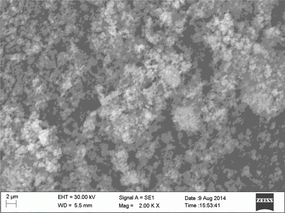 Pressure-controlling deaggregating synthetic method for lithium iron phosphate positive electrode material