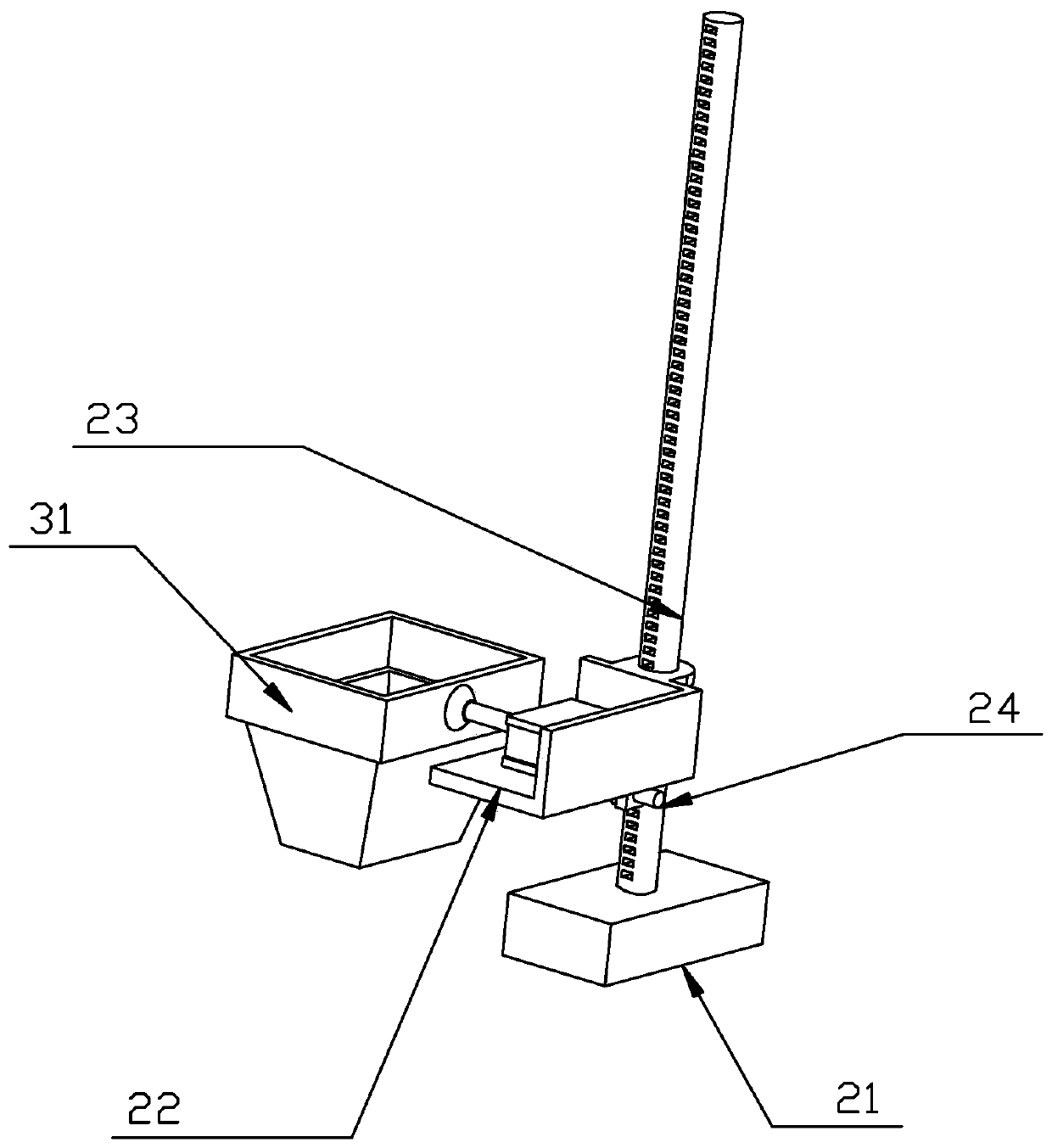 Intelligent lifting mechanism for sealed type cell storage cabinet