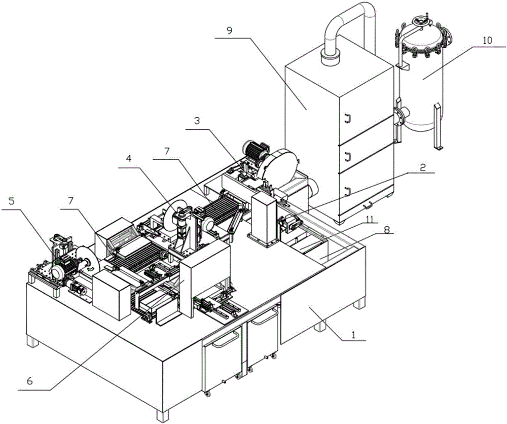 Full automatic dismantling equipment and method for power battery