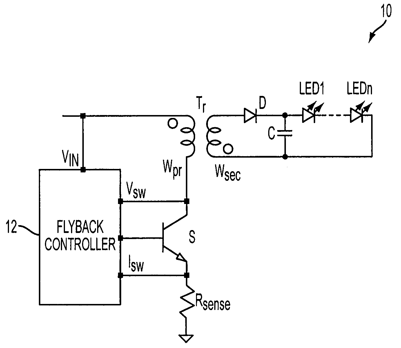 Adaptive output current control for switching circuits