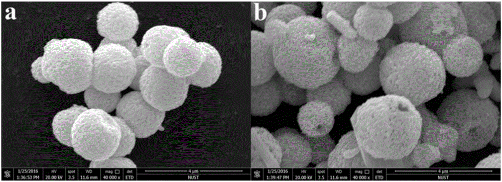 Carbon nitride/tungsten oxide composite hollow microsphere and preparation method thereof