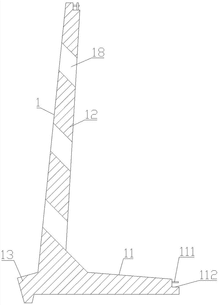 Combined component capable of reinforcing highway slope protection and reinforcing method