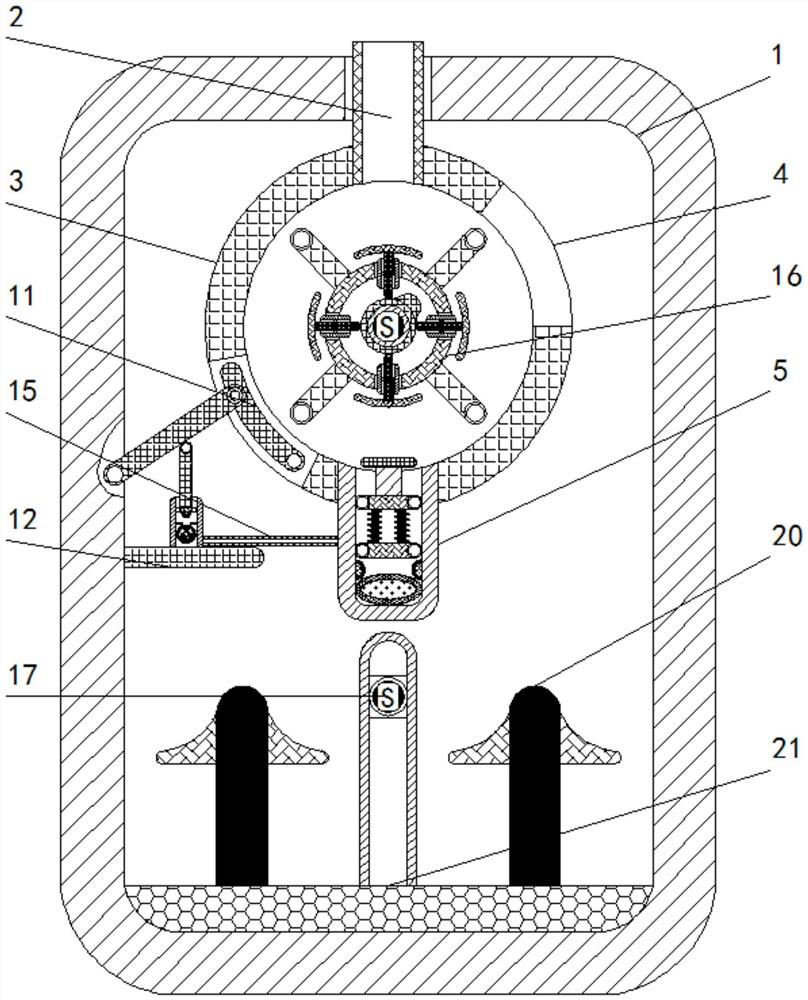 Goods sorting equipment capable of carrying out intelligent classification according to goods weight