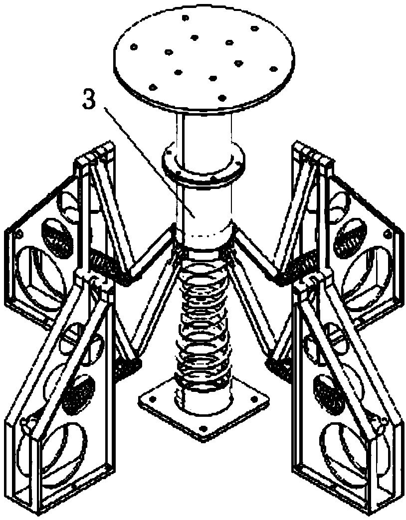 Eccentric quasi-zero-stiffness vibration isolation system